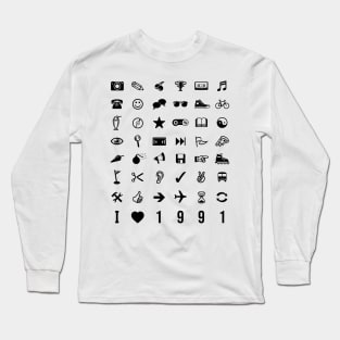 I Love 1991 Long Sleeve T-Shirt